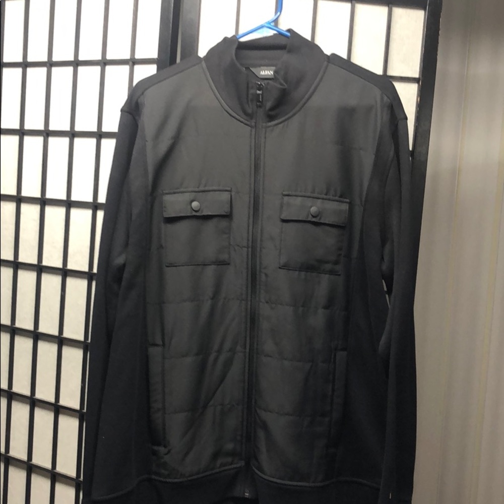 Alfani Black Zip Up